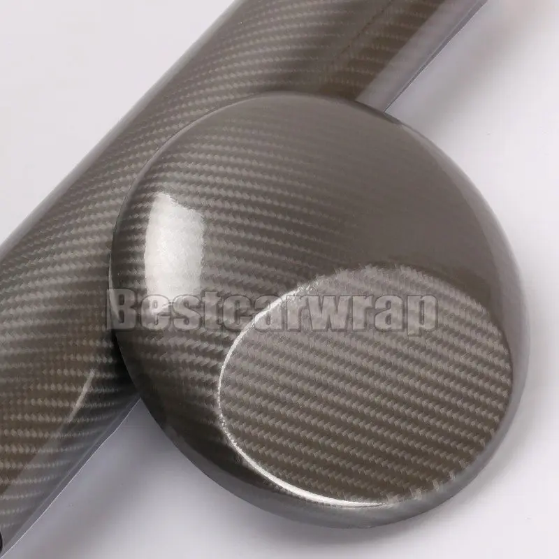 5D gloss grey carbon fibre vinyl wrap sheets.jpg - 