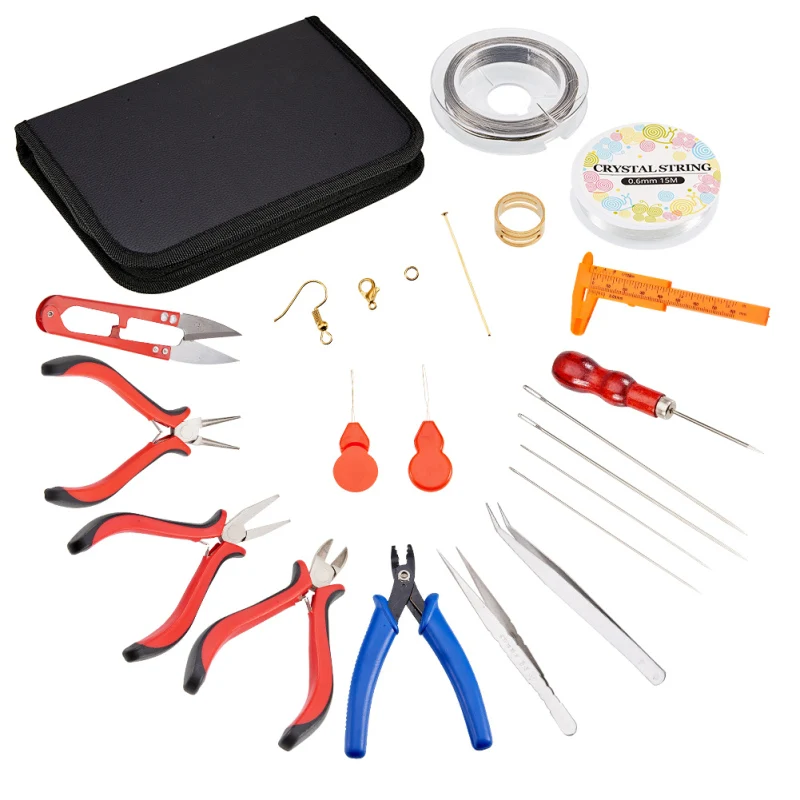 Jewelry Tool Kit DIY Tools Set Equipment For Jewelry Making Repair with