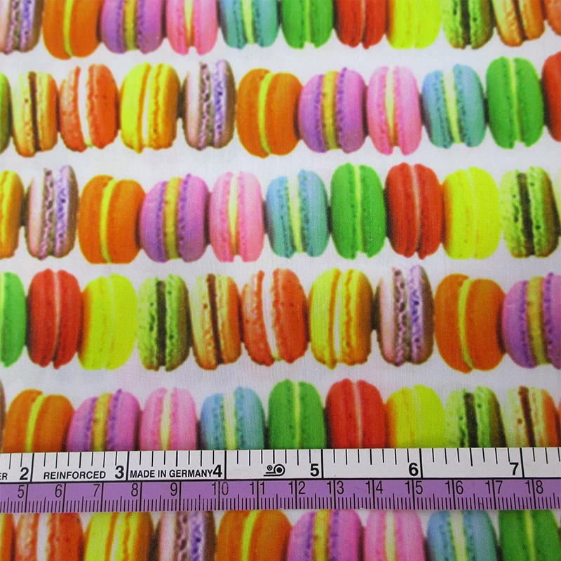 50*145 см полиэстер хлопок ткань еда Фрукты DIY Детская одежда сделать постельные