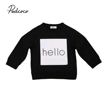 

1-6 years Boys Girls T-shirt Kids Tees Baby Boy girl brand t shirts Children Long Sleeve sweater jacket shirts autumn clothes
