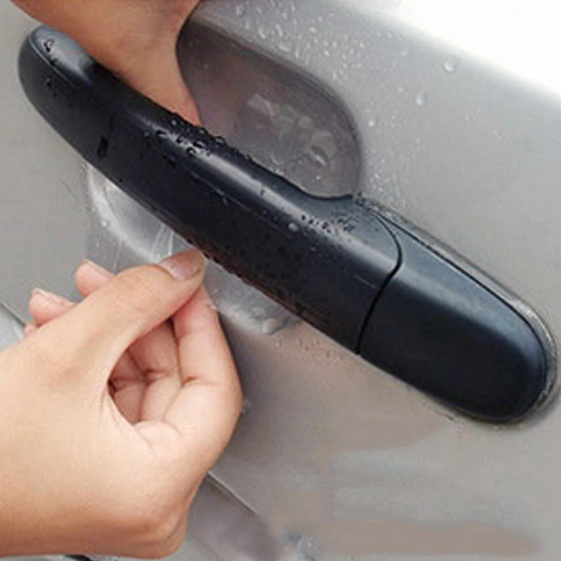 

Dewtreetali 4pcs/lot Invisible Car Door Handle Scratches Automobile Shakes Protective Vinyl Protector Films Car Handle Protectio