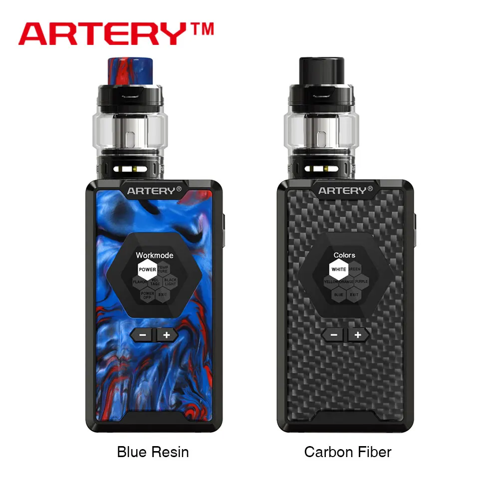 

200W Original Artery Hive 200 TC Kit with 3ml/4ml Hive Tank & Hive Style Menu System Flavor Mode Function E-cigarette Vape Kit