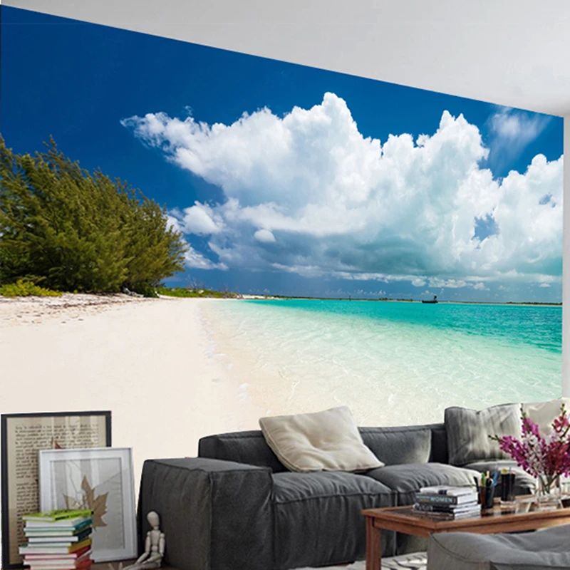 3d Ozel Duvar Diy Duvar Kagidi Duvarlar Icin Marka Tasarimcisi Oturma Odasi Iyi Gorunumlu Plaj Deniz Gorunum Baskili Fotograf Duvar Kagitlari 251 Wallpapers For Wallpaper For Wallswallpaper Diy Aliexpress