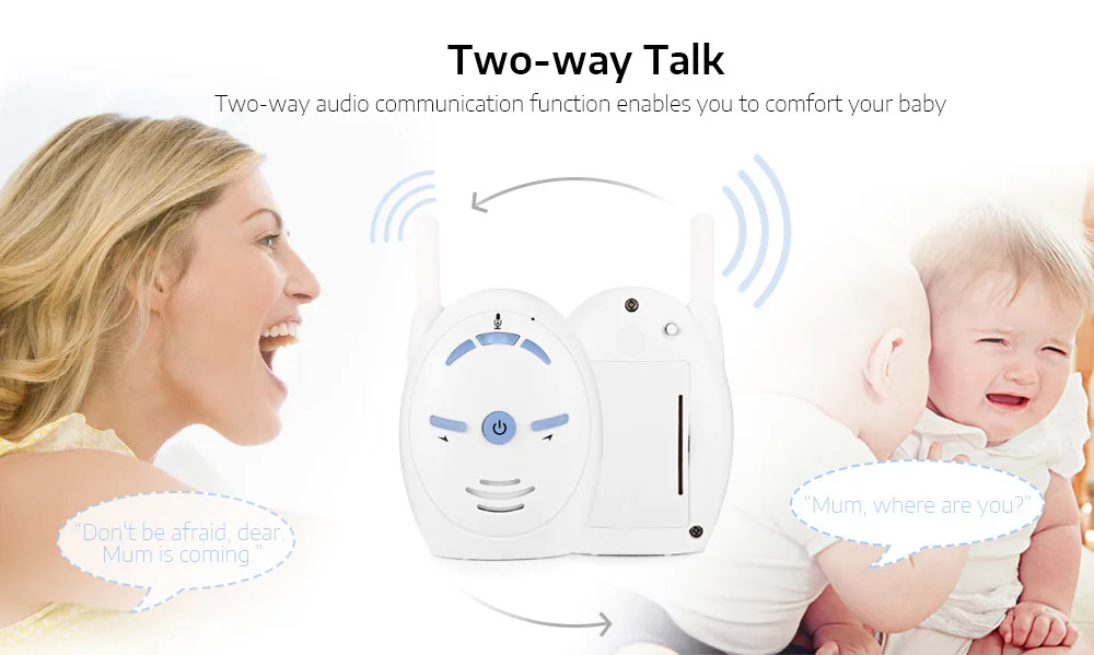 Infant Baby Monitor Wireless Audio Walki (3)