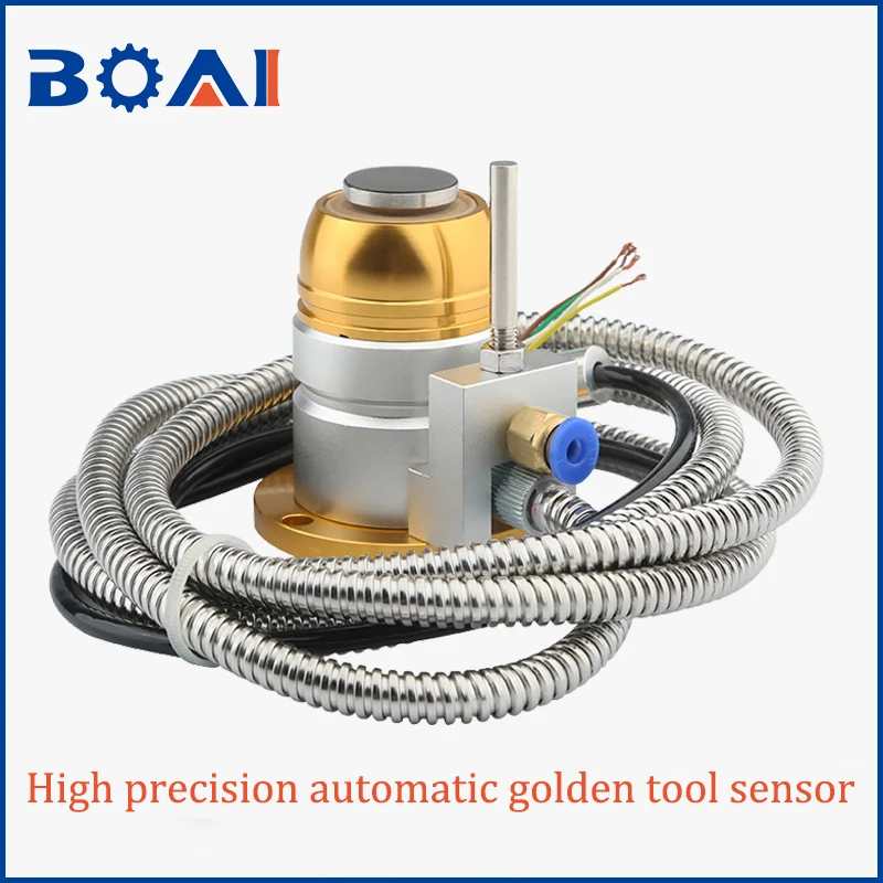 

Automatic cnc tool sensor high precision cnc zero tool cnc router parts golden color good feedback