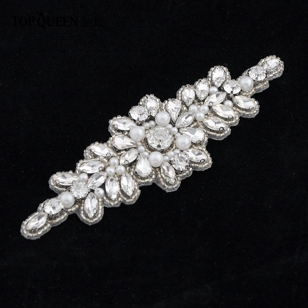 

TOPQUEEN S270 Women's Luxurious Crystals Rhinestones Wedding Bride Bridesmaid Bridal Sashes Belts For the Evening Party Dresses