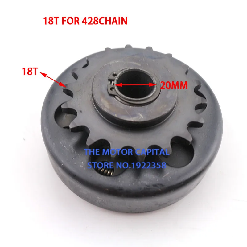 t para 20 mm para 35 t 19 16mm mm Link 420 Ligação 428 Ajuste go Kart Minibike Embreagem Centrífuga Automática 18 13 12 11 10 12 Cheap Arrefecimento do motor e acessórios
