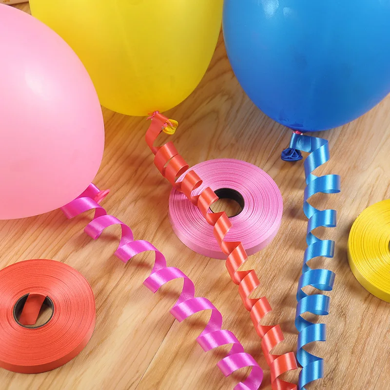Воздушные шары ленты лента-лазер для вечерние украшения подарки на день рождения DIY упаковка свадебные украшения фольги атласные ленты аксессуары