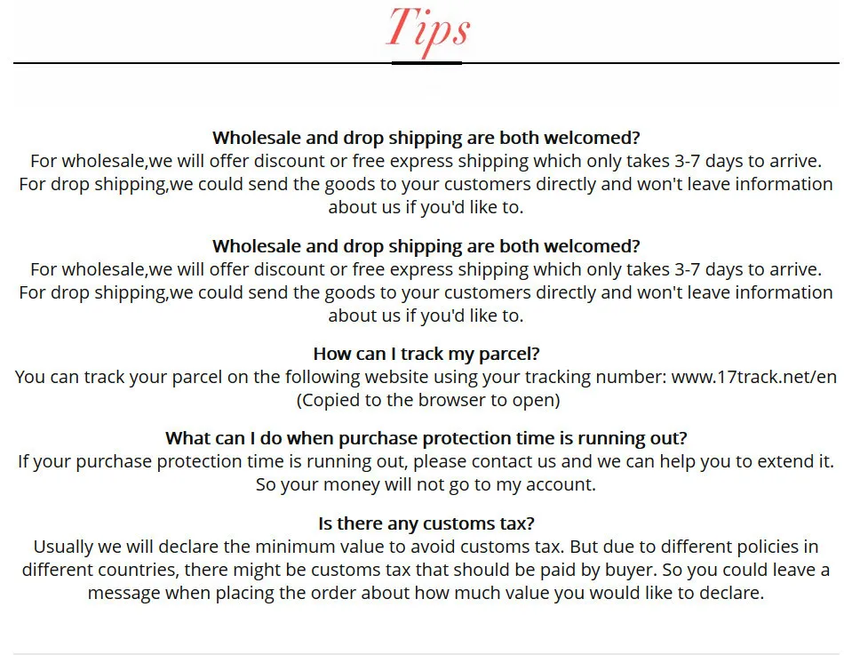 Tips