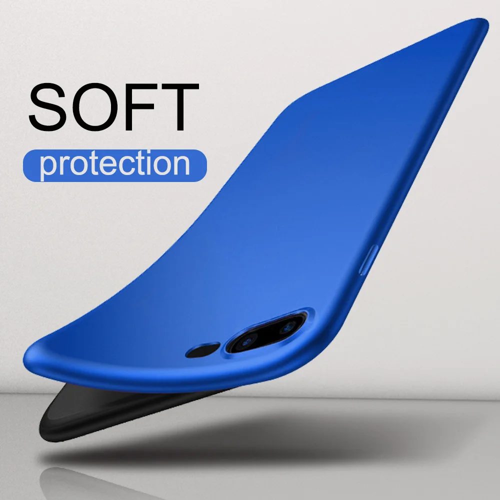 

FLOVEME Case For iPhone 7 8 6 6s Plus X XS Max XR Slim Phone Cases For iPhone XS Max XR X 5S SE Soft Silicone Cover Accessories