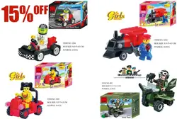 Высокое качество Kart Гоночная машина детский уголок производств девочек серии Combat зон серии строительные блоки подарки для детей