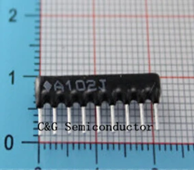 

10PCS A09-102 SIP-9 1K Ohm 5% 8 Commoned Resistor Network Array 9 PIN 9PINS(2.2K 3.3k 4.7k 5.1K 20k 47K 100K 100R 220R 330R 470R