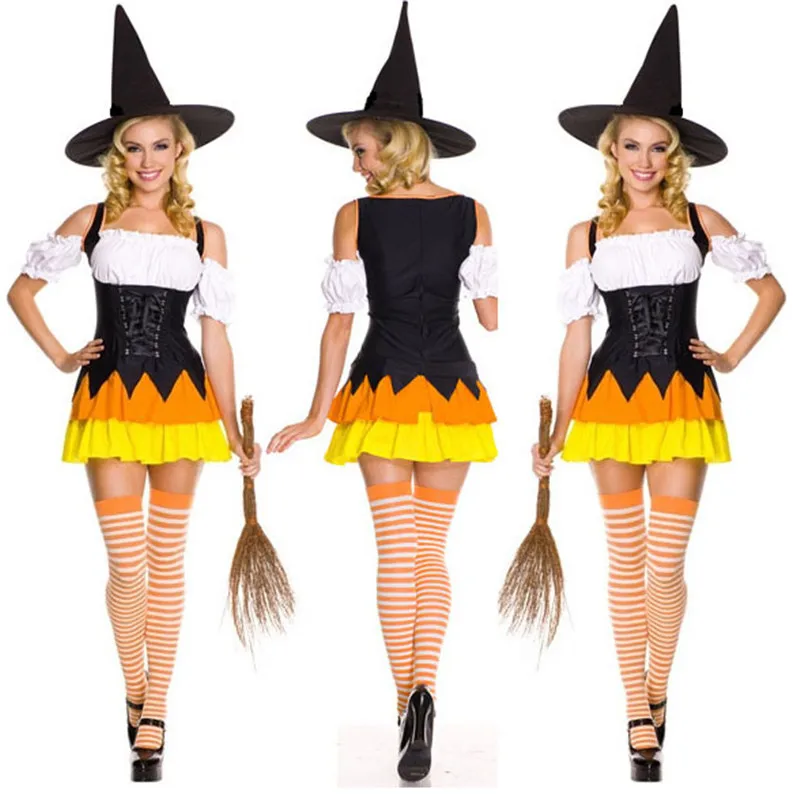 high quality Adult Cute Witch Costumes Party Masquerade Classical Sexy ...