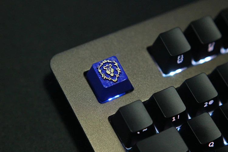 1 шт. оцинкованный алюминиевый сплав ключ крышка для World of Warcraft WOW механическая клавиатура стереоскопический рельеф keycap R4 высота