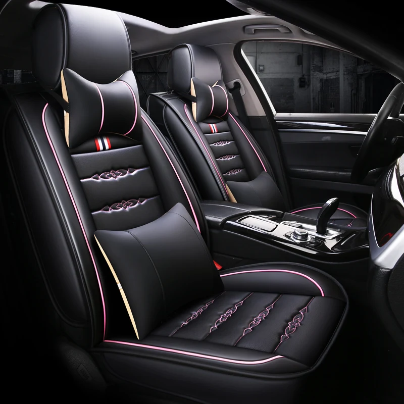 

pu leather car seat cover auto seats covers for Land rover freelander range rover evoque range rover velar VW polo beetle golf
