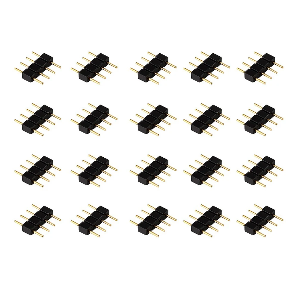 4 Pin RGB Светодиодная лента разъем штырь штыревой тип двойной 4Pin адаптер для 3528/5050 SMD