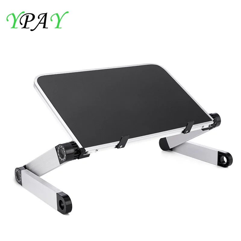 YPAY مريح حامل الكمبيوتر المحمول 11-17 بوصة دفتر Lapdesk 360 قابل للتعديل المحمولة للطي مكتب السرير حامل كمبيوتر محمول ل ماك بوك برو