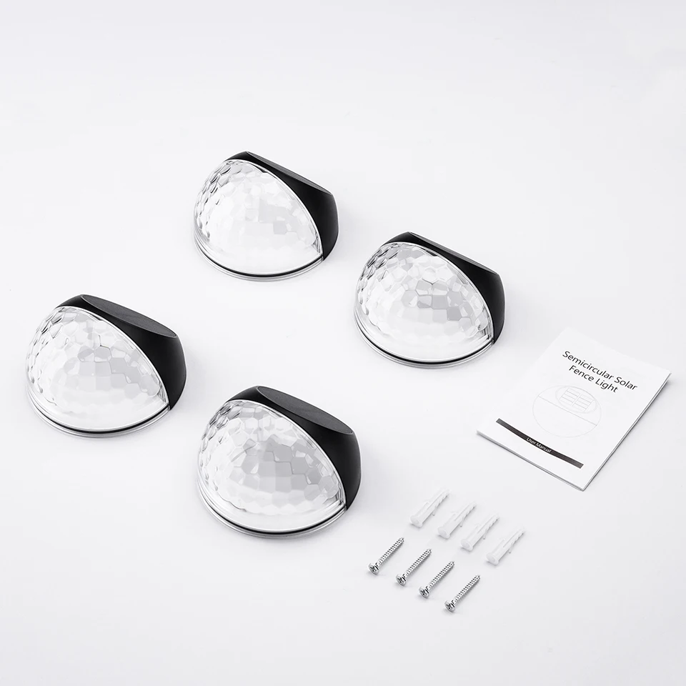 4Pack Mpow Solar Powered Outdoor Fence Light Lamp IPX4 Waterproof Light (8)