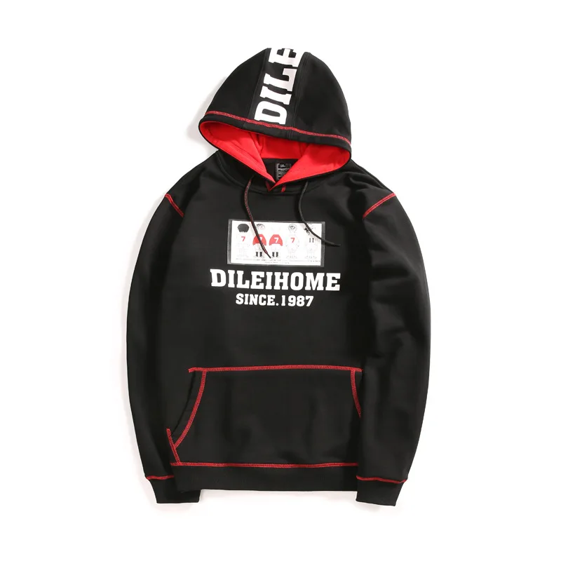 

2019 Spring New Hoodies Men Fashion Hip Hop Sweatshirts Male Casual Letter Printed Hoodies Plus Size 7XL Brand Clothing