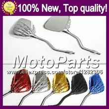 Ghost Hand Skull Mirrors For HONDA CBR600F 11-14 CBR600 F 11 12 13 14 CBR 600F 600 2011 2012 2013 2014 Skeleton Rearview Mirror