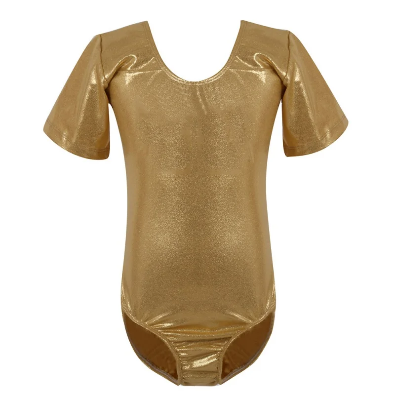 

Lovely New Arrival Multicolor Girls Plain Sleeveless Dance Leotard Shiny Lycra Modern Disco Costume