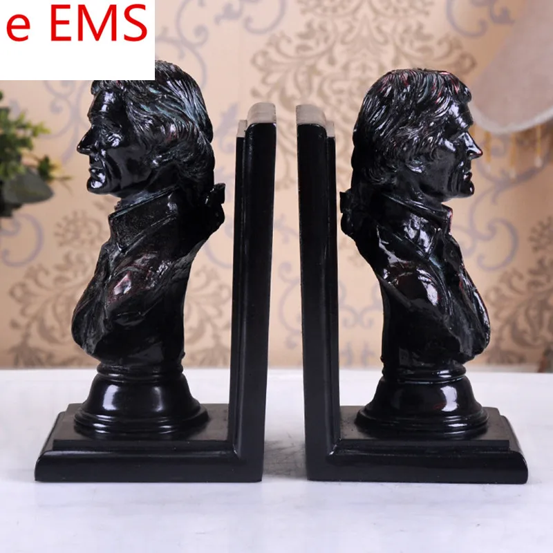 

Gypsum Franklin D.Roosevelt Bookends Bust Theodore Roosevelt Statue POTUS Resin Craftwork Home Decorations Art Material L2339