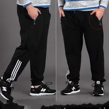 Плюс удобрения для увеличения мужские брюки большой размер 7XL Слаксы свободные брюки мужские плюс бархатные брюки жира 8XL