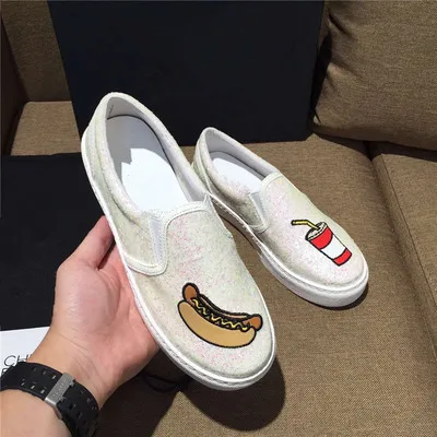 Français Cuir 7 Chaussures 2 8 10colourful Femmes Ronde hambourg 5 Multicolore 1 Mode Grands Plat Toe Sur En Tissu Paillettes 4 6 Mocassins Yeux Véritable Slip Frites 3 9 UVpqzSMG
