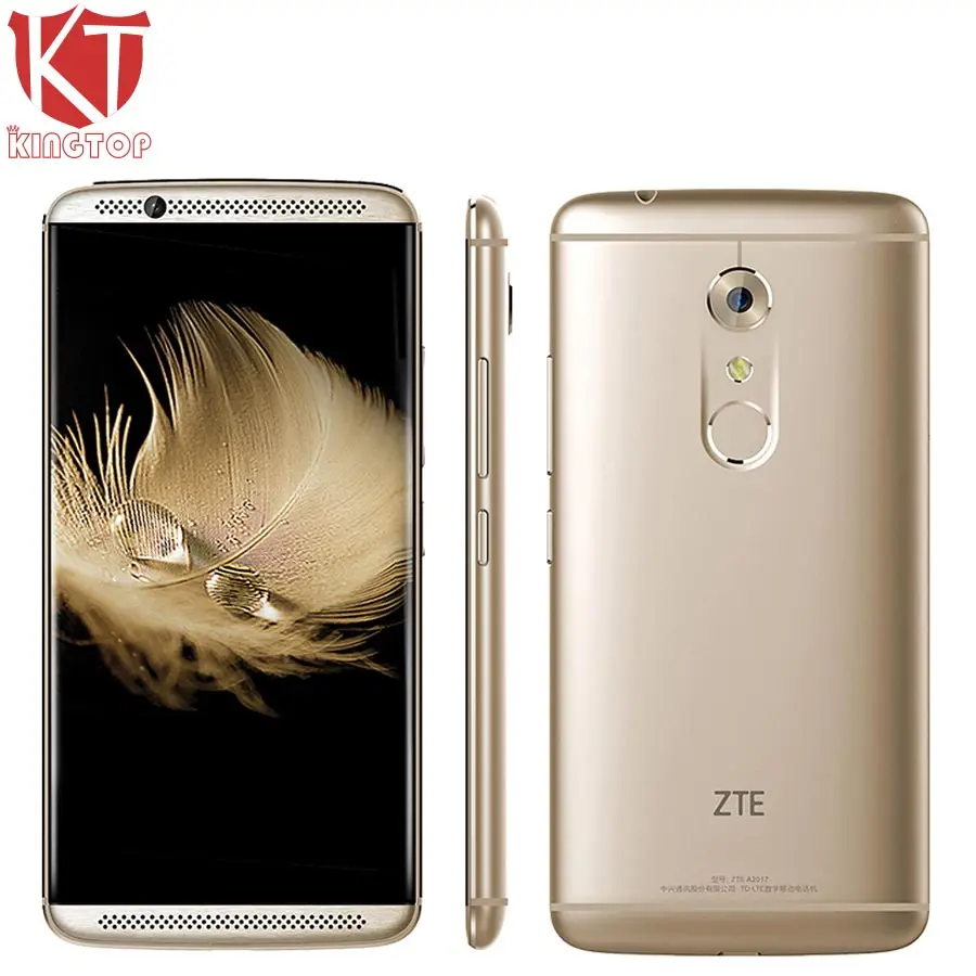 

Original ZTE Axon 7 A2017 Mobile Phone 4GB RAM 64GB/128GB ROM 5.5 inch 2560*1440px 20MP Snapdragon 820 Quad Core Fingerprint NFC