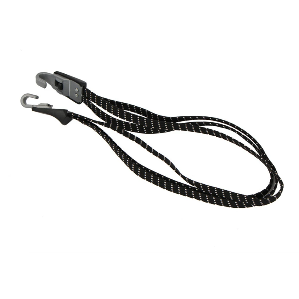 Discount 69 cm Bicycle Bike Cycling MTB Luggage Stacking Rope Banding Bungee Elastic Cord Strap Tie Fixed Band Hook Black 5