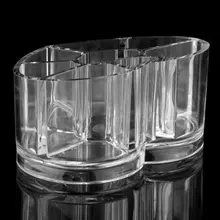 FGGS Популярная Косметика Коробка для хранения прозрачный акриловый в форме сердца