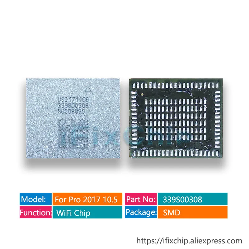 1 шт. 3 5 шт./лот 339S00308 Wifi IC для iPad Pro 2017 10 новая версия 5th A1823 A1822 Wi-Fi модуль микросхема |