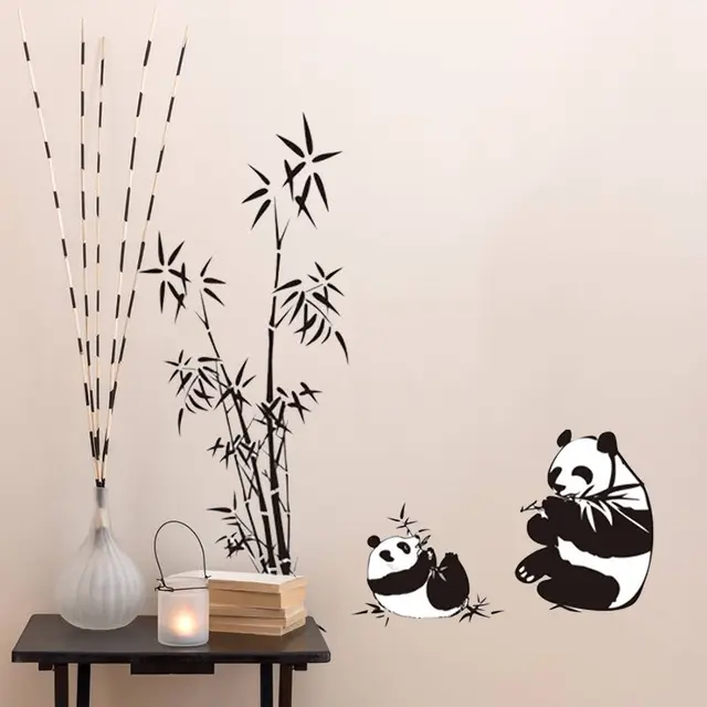 Muurdecoraties Boomtakken Vivid Panda Slaapkamer Thuis Decal ... Muurdecoraties Boomtakken Vivid Panda Slaapkamer Thuis Decal ...