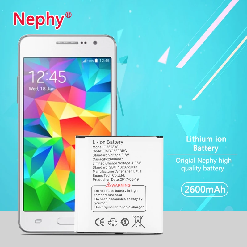 Новый оригинальный аккумулятор Nephy для Samsung Galaxy J3 J320 J320FN J5 2015 J500 J500FN J500H Grand Prime G530