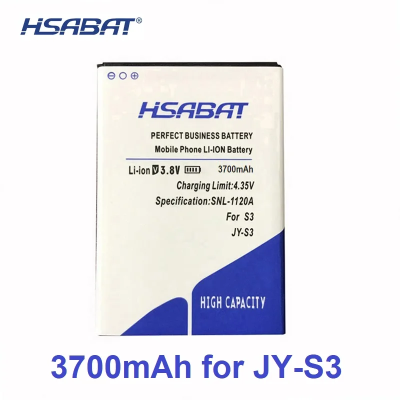 

HSABAT 2019 Newest 3700mAh High capacity JY S3 JY-S3 battery for JIAYU S3 Batteries