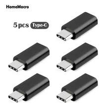 

5pcs USB 3.1 Type C Male to Micro USB Female Converter Adapter Type C For Macbook Pro Nokia N1 Tablet Chromebook Pixel
