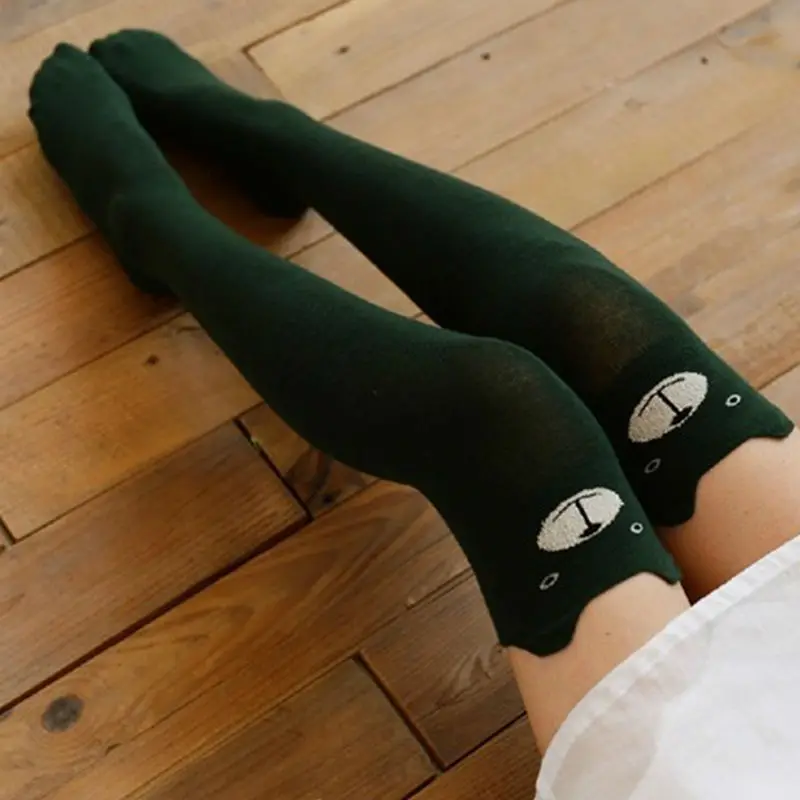 Hot lot Women Sexy Autumn Winter Favorite Cute Thigh Long Cotton Socks Funky 3D Cartoon Animal Over Knee High Seamless Socks