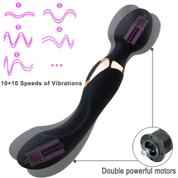 10 Speeds Powerful Big Vibrators for Women Magic Wand Body Massager Sex Toy For Woman Clitoris Stimulate Female Sex Products 4