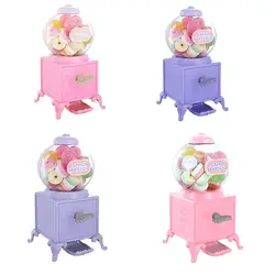 Креативные милые сладости мини конфеты машина пузырь аппарат для продажи жевательных резинок-шариков монет банк детские игрушки