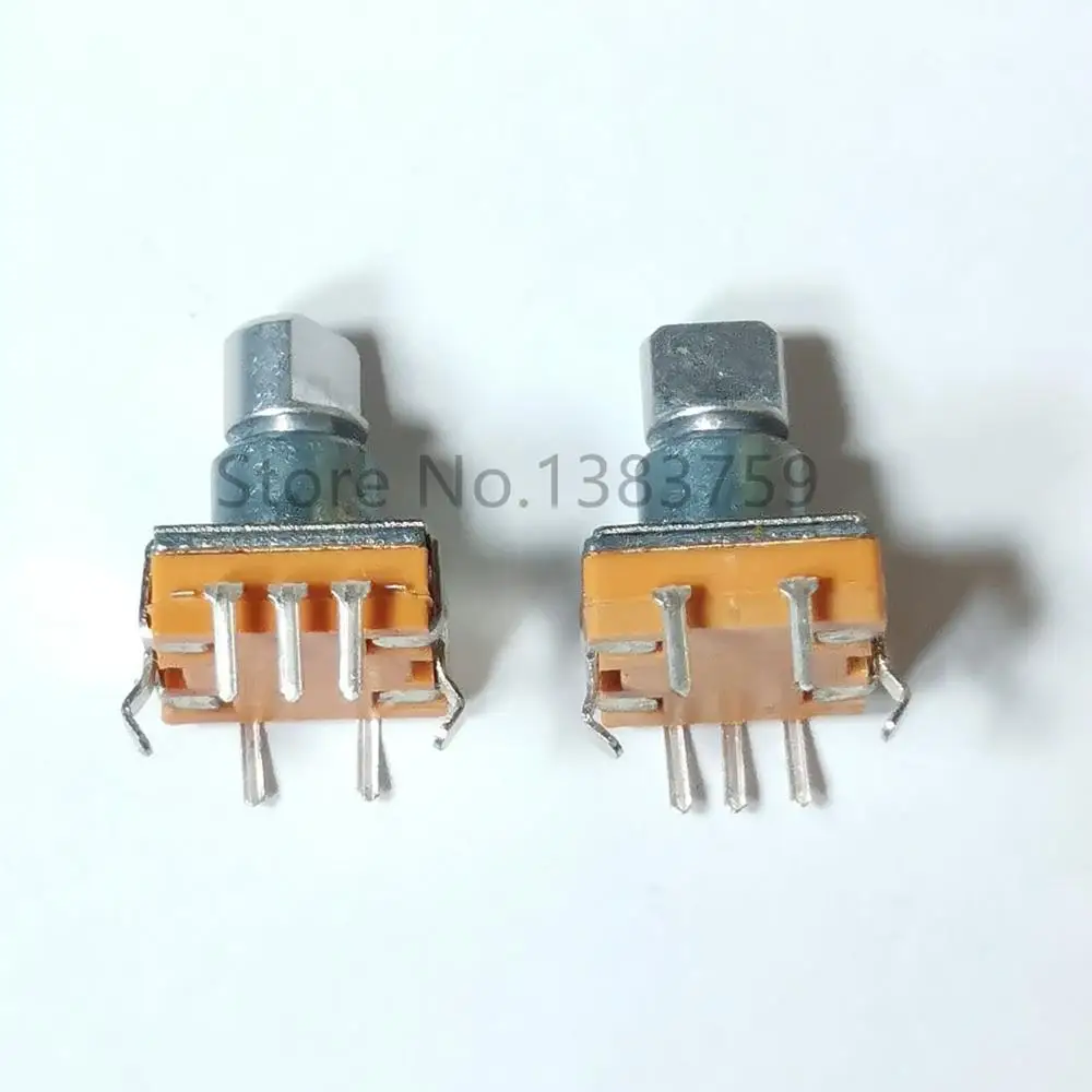 2pcs High quality EC11 encoder switch 30 positioning 15 pulse axis length 10MM car volume code potentiometer