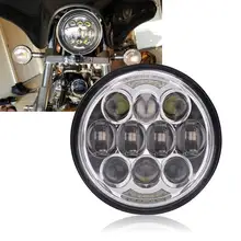 Motorcycle 5-3/4 5.75 LED Headlight for 883,sportster,triple,low rider,wide glide Headlamp Projector 5 75 round headlamp 5 3 4 inch led headlight drl for harley dyna low rider sportster softail breakout sportster superlow