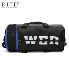 DITD стиль Большая вместительная спортивная сумка мужская многофункциональная сумка для спортзала нейлоновая ручная сумка популярная дорожная сумка для отдыха