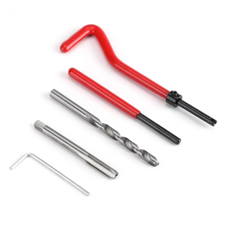 30Pcs Thread Repair Insert Kit,Stainless Steel Thread Repair Insert Kit Compatible Hand Tool Set Auto Repair Tool,for Auto Repairing M5 30Pcs Thread Repair Insert Kit,Stainless Steel Thread Repair Insert Kit Compatible Hand Tool Set Auto Repair Tool,for Auto Repairing M5
