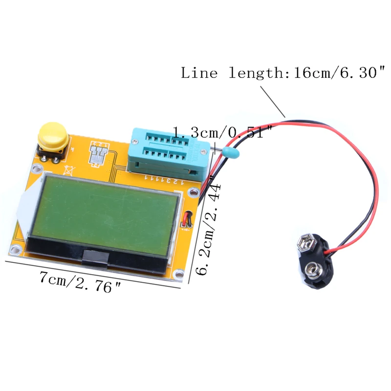 LCR-T4 Транзистор тестер Диод Триод Capactitance СОЭ LCR метр MOS pnp-npn