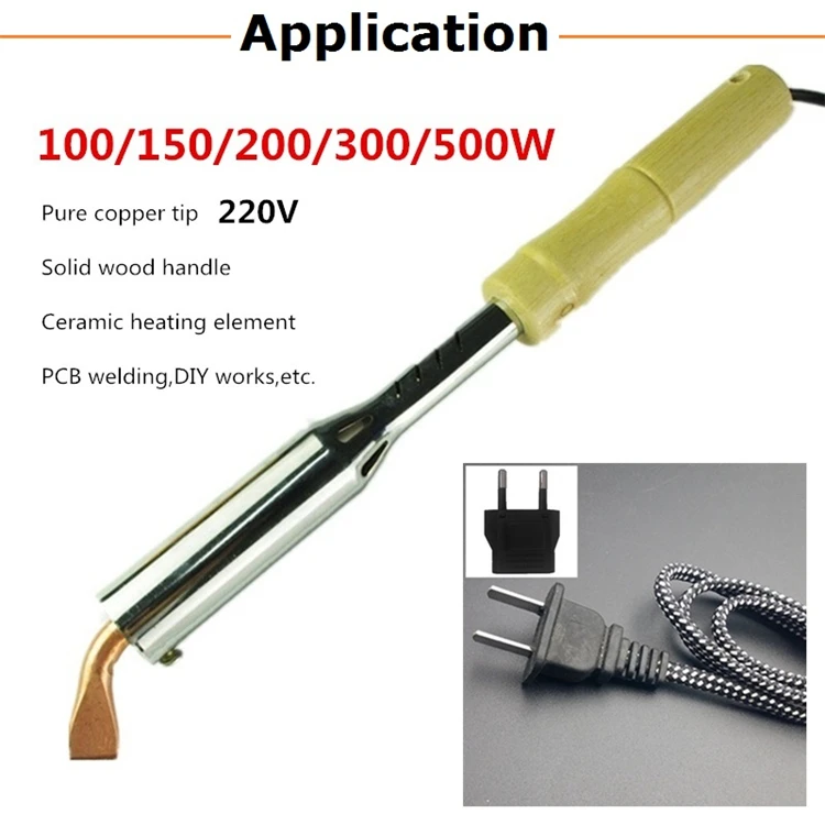 stainless welding wire Welding Tips Electric Soldering Iron Tip 100W/150W/200W/300W/500W Pure Copper Replaceable Head Extral Heated Solder Supplies stainless filler rod