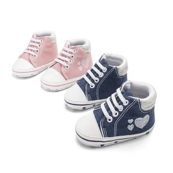 

Embroidery Baby First Walker Shoes infant Toddler Shoes Cotton Fabric Walking Baby Shoes Bebek Ayakkabi Elastic Band Sepatu Bayi