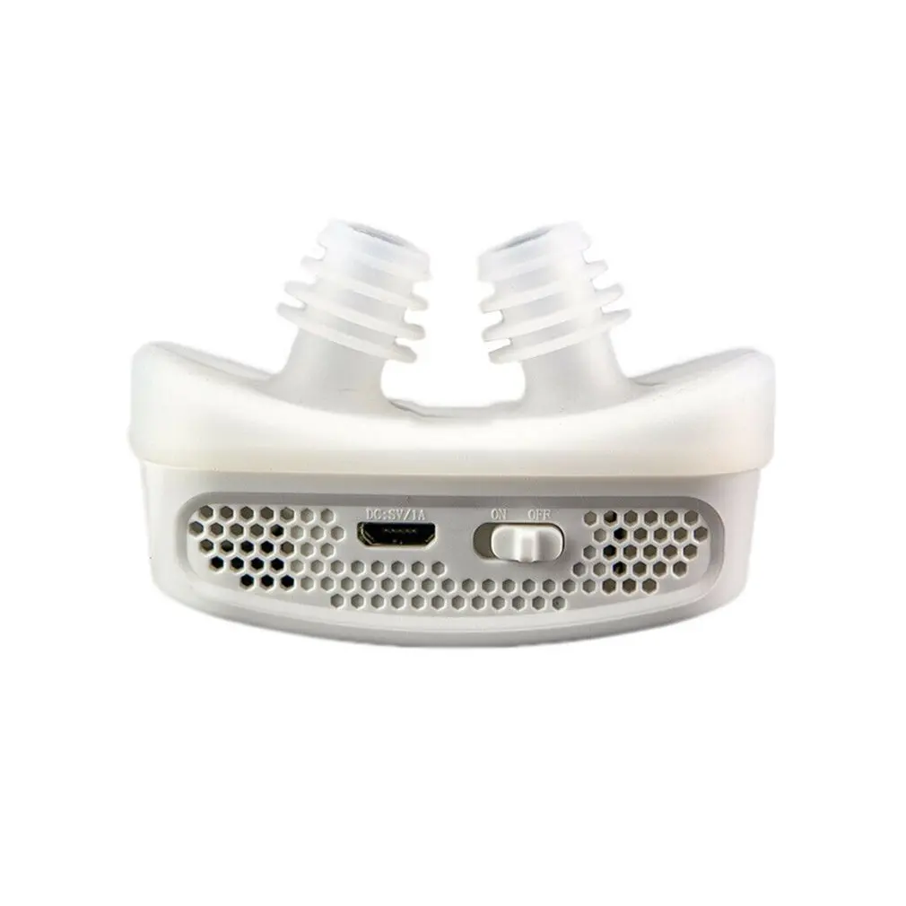 Микро CPAP анти храп Носовые расширители помощь при апноэ устройство стоп храп зажим для носа дыхание носа - Цвет: white