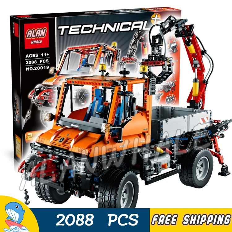 

2088pcs Techinic Unimog U400 Truck 20019 DIY Figure Building Blocks Toys Transport Car Carrier Loader Compatible With LegoING