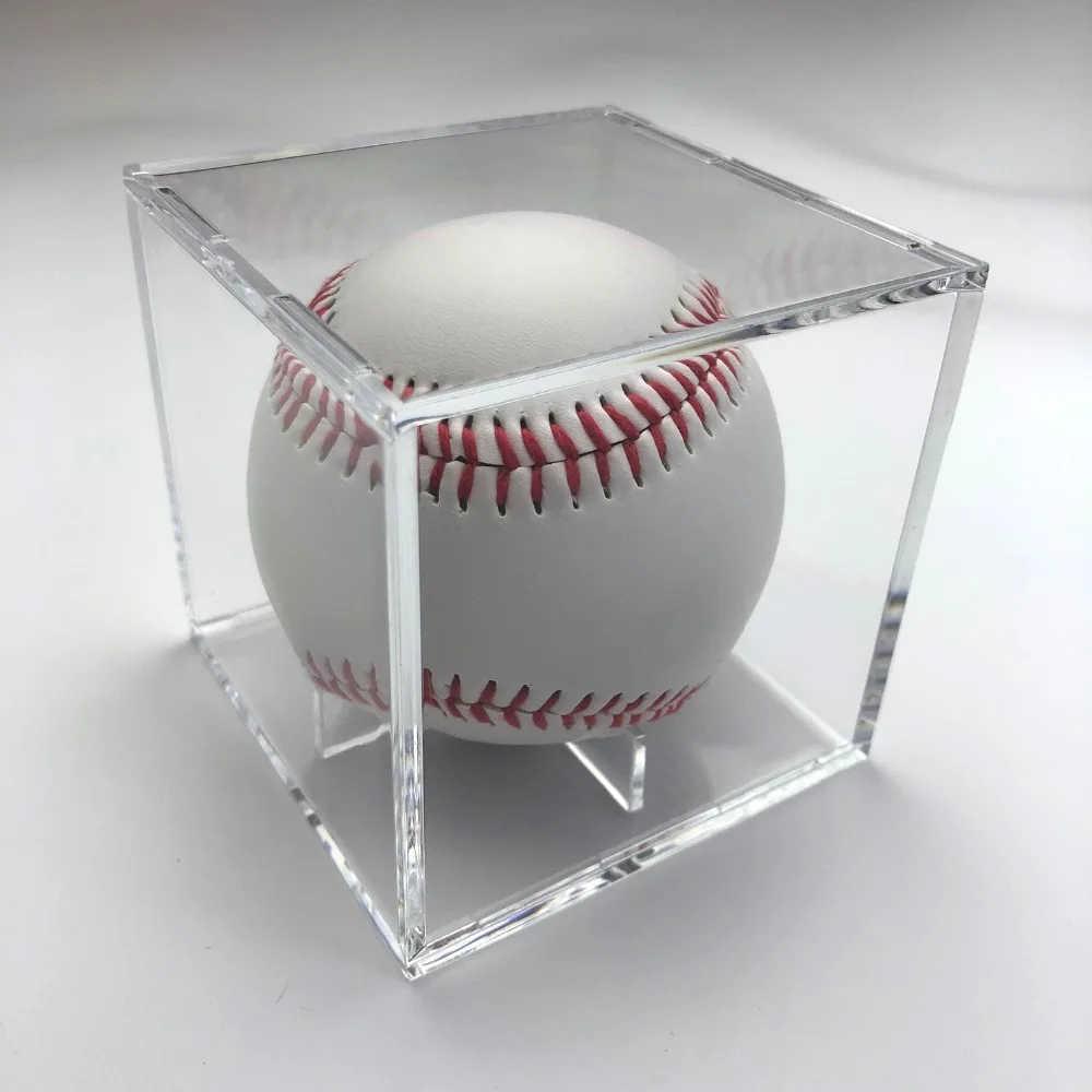 Acrylic 9 Inch Baseball Storage Box Display Golf Tennis Ball