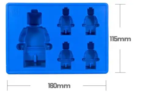 1 шт. Силиконовый Лоток с формой для кубиков льда производитель мороженого плесень производитель DIY льда лего форма для льда